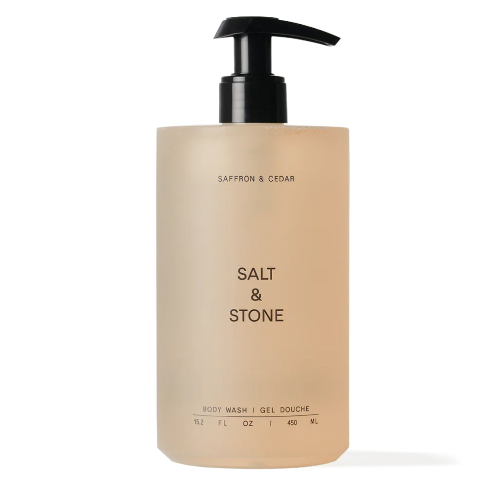 Salt & Stone Body Wash – Saffron & Cedar Salt & Stone Body Wash – Saffron & Cedar