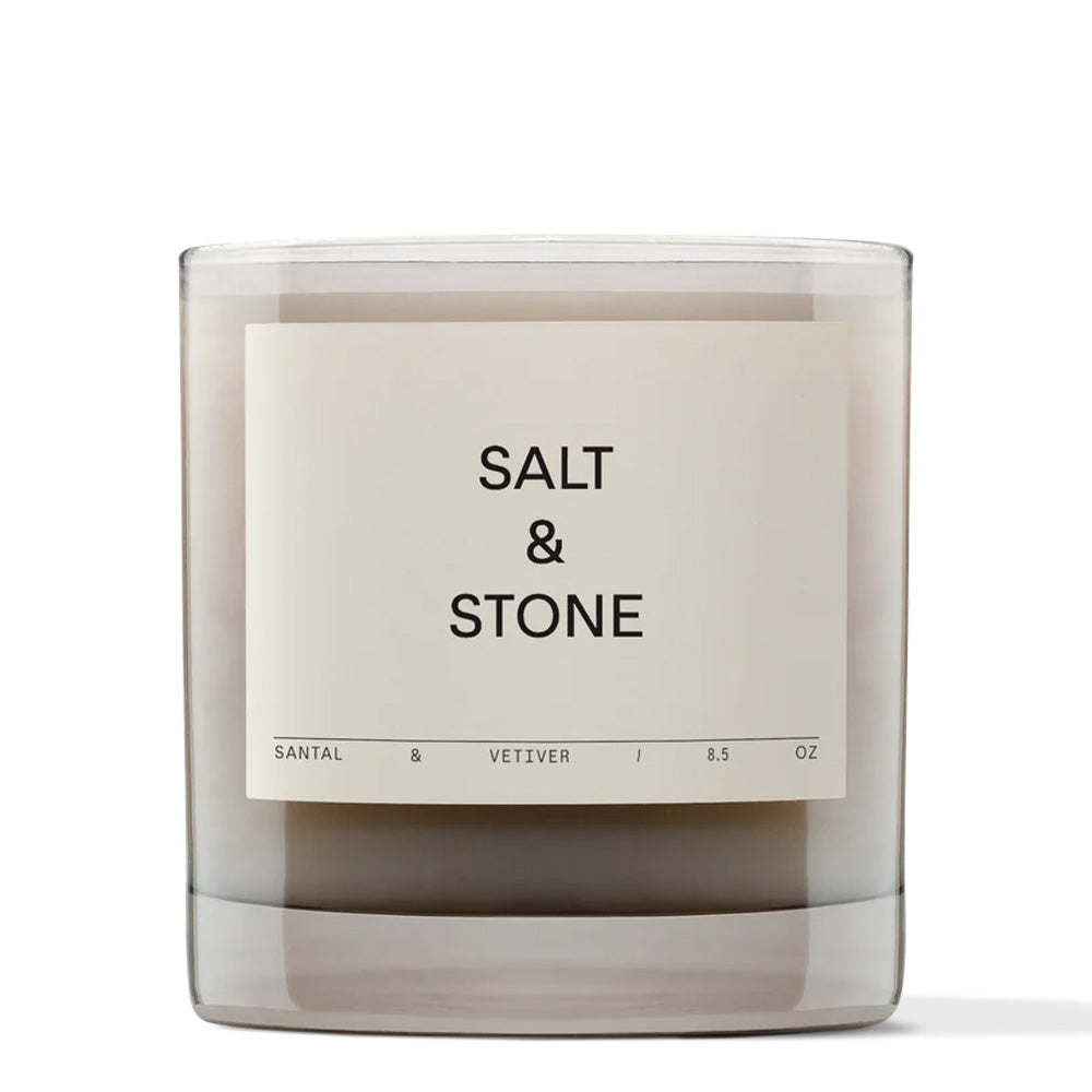 Salt & Stone Scented Candle – Santal & Vetiver Salt & Stone Scented Candle – Santal & Vetiver