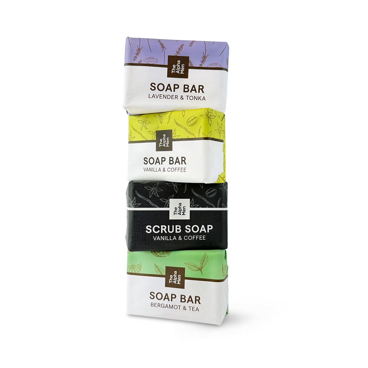 The Alpha Men Soap Bar 4 Pack The Alpha Men Soap Bar 4 Pack