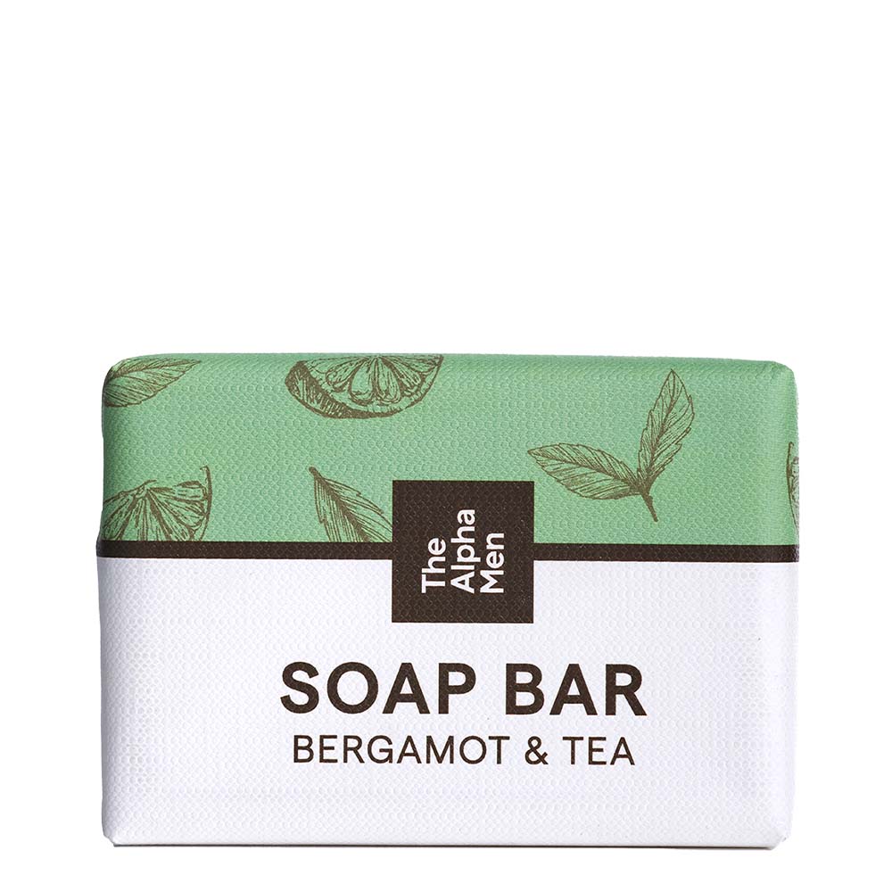 The Alpha Men Soap Bar – Bergamot & Tea The Alpha Men Soap Bar – Bergamot & Tea