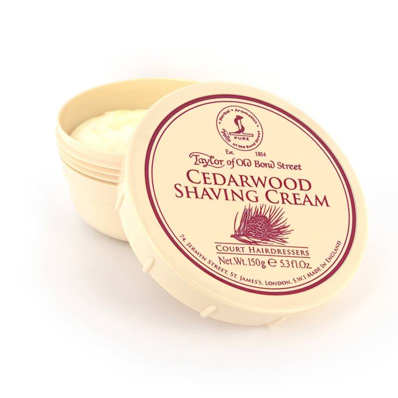Taylor of Old Bond Street Shaving Cream – Cedarwood Taylor of Old Bond Street Shaving Cream – Cedarwood