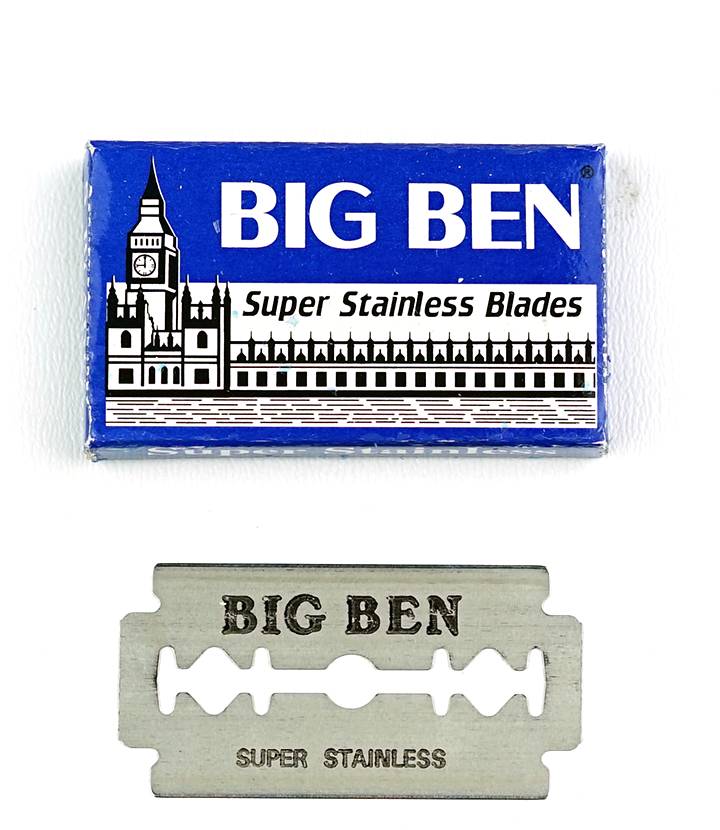 Big Ben Super Stainless Double Edge Blades Big Ben Super Stainless Double Edge Blades