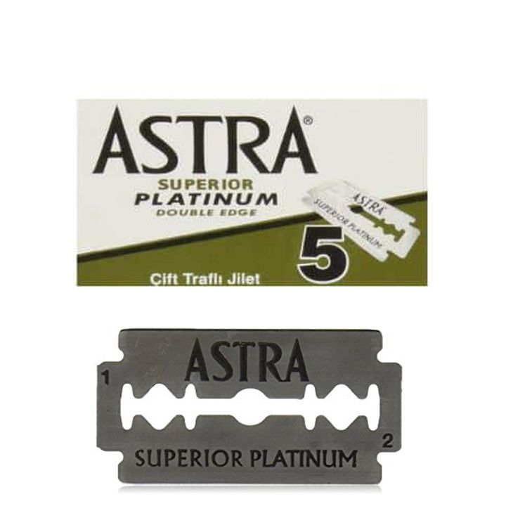 Astra Superior Platinum Double Edge Blades Astra Superior Platinum Double Edge Blades