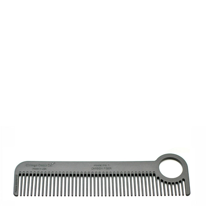 Chicago Comb Co. Hair Comb Model No. 1 – Carbon Fiber Chicago Comb Co. Hair Comb Model No. 1 – Carbon Fiber