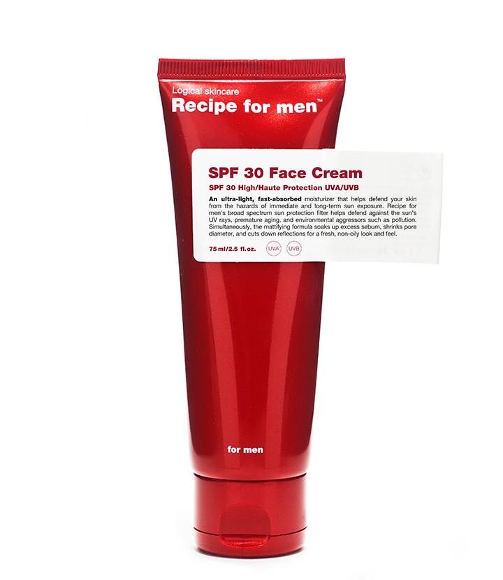 Recipe for Men Face Cream – SPF 30 Recipe for Men Face Cream – SPF 30