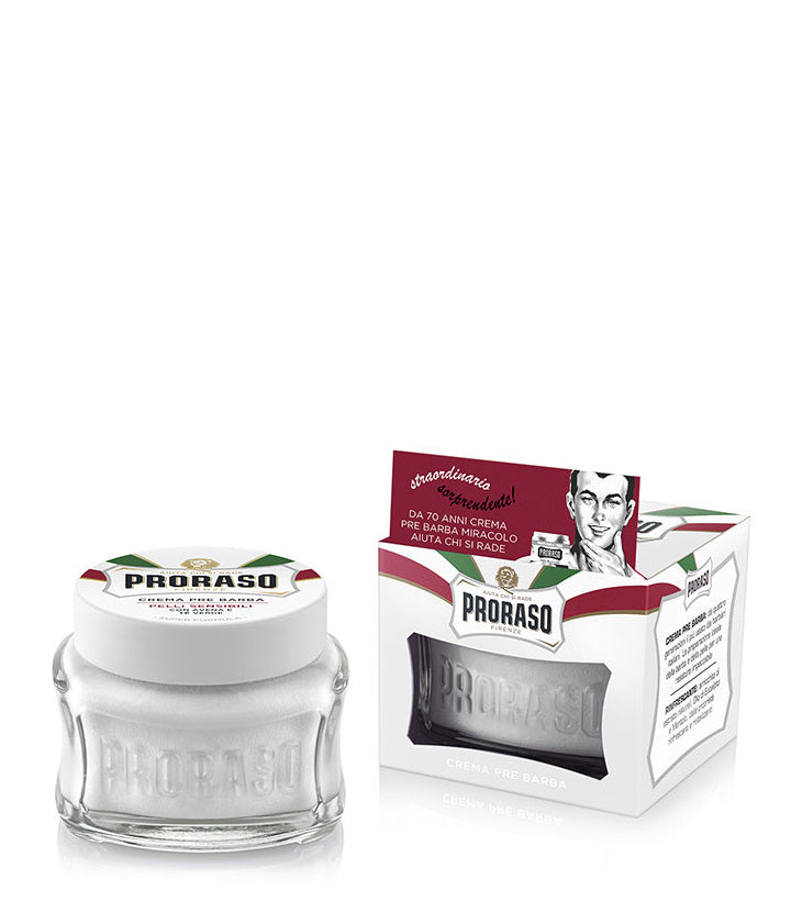 Proraso Pre-Shave Cream – White Green Tea & Oatmeal Proraso Pre-Shave Cream – White Green Tea & Oatmeal