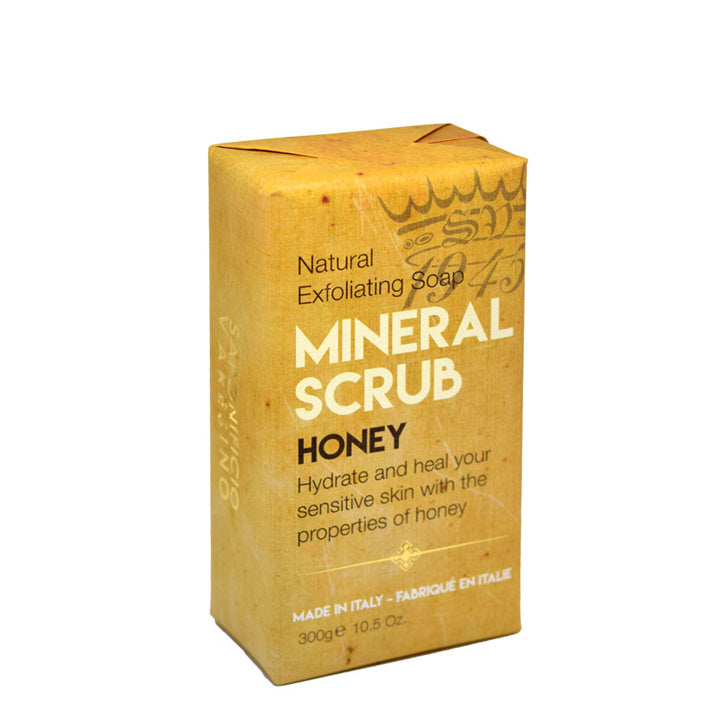 Saponificio Varesino Mineral Exfoliating Soap – Honey Saponificio Varesino Mineral Exfoliating Soap – Honey