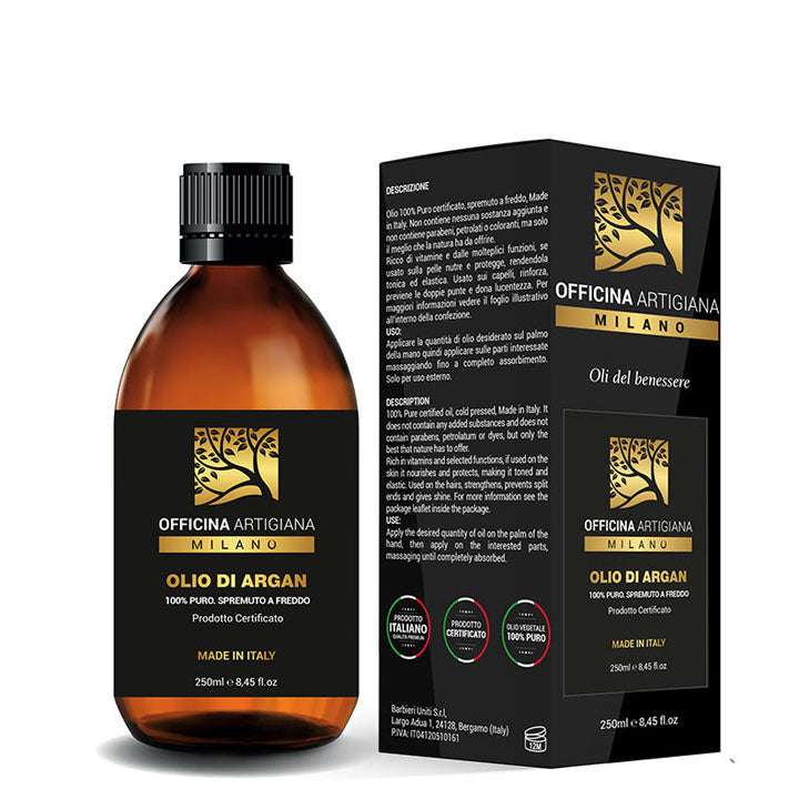 Officina Artigiana Milano 100% Pure Certified Argan Oil Officina Artigiana Milano 100% Pure Certified Argan Oil