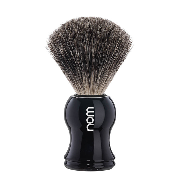 NOM Shaving Brush Gustav – Black – Pure Badger NOM Shaving Brush Gustav – Black – Pure Badger