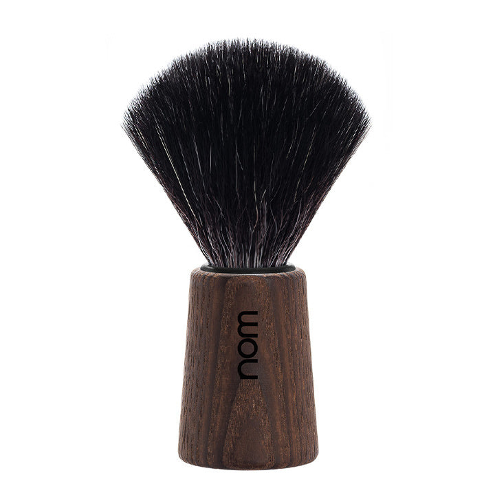 NOM Shaving Brush Theo – Dark Ash – Black Fibre NOM Shaving Brush Theo – Dark Ash – Black Fibre