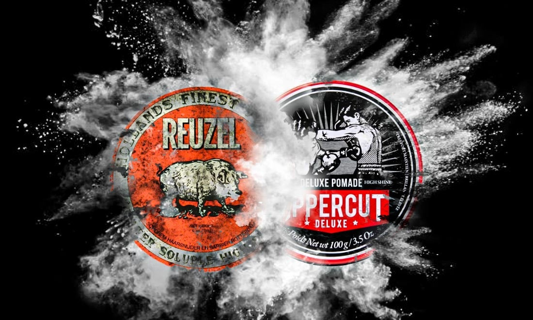 Reuzel Red High Sheen Pomade vs Uppercut Deluxe Pomade