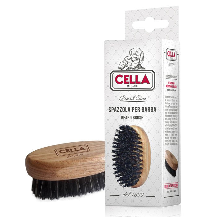 Cella Milano Bartbürste – Wildschweinborste & Nylon