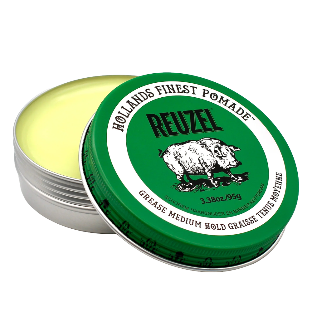 Grünes Fett Mittel Halt Pomade 