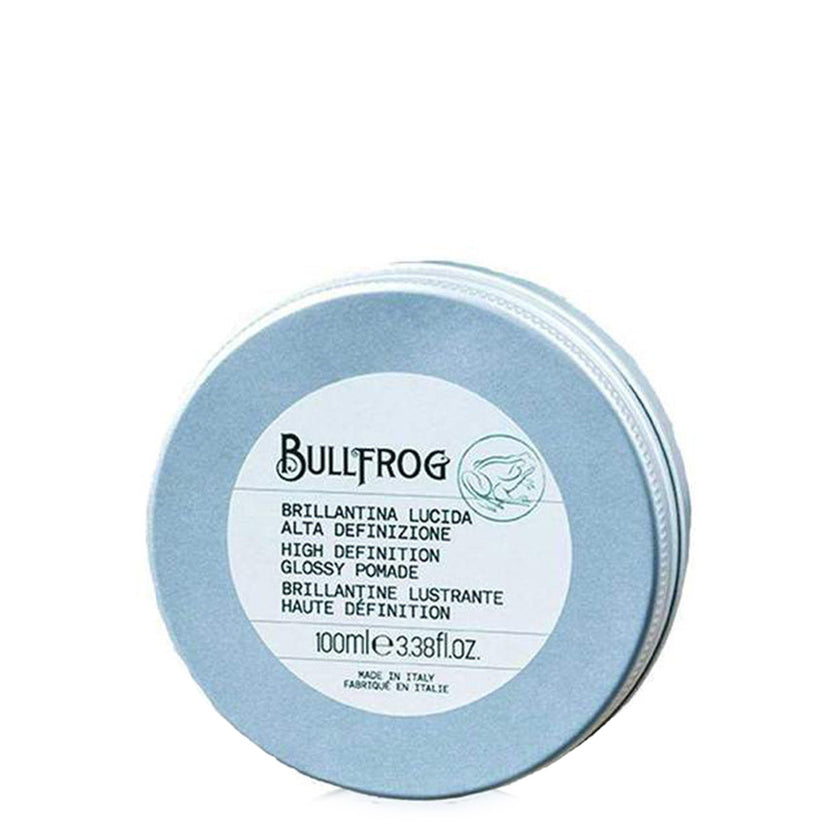 Bullfrog Hochglanz in hoher Auflösung Pomade