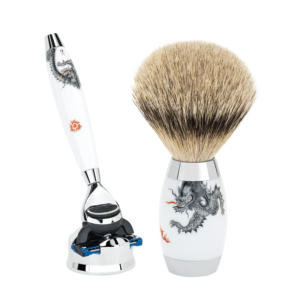 Mühle Shaving Set Meissen Porcelain & Dashaar
