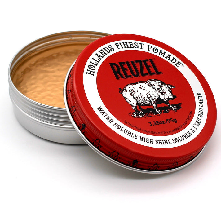 Roter Hochglanz Pomade 