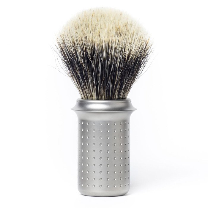 Tatara Razors Shaving Brush Masamune – Finest Badger – Silver