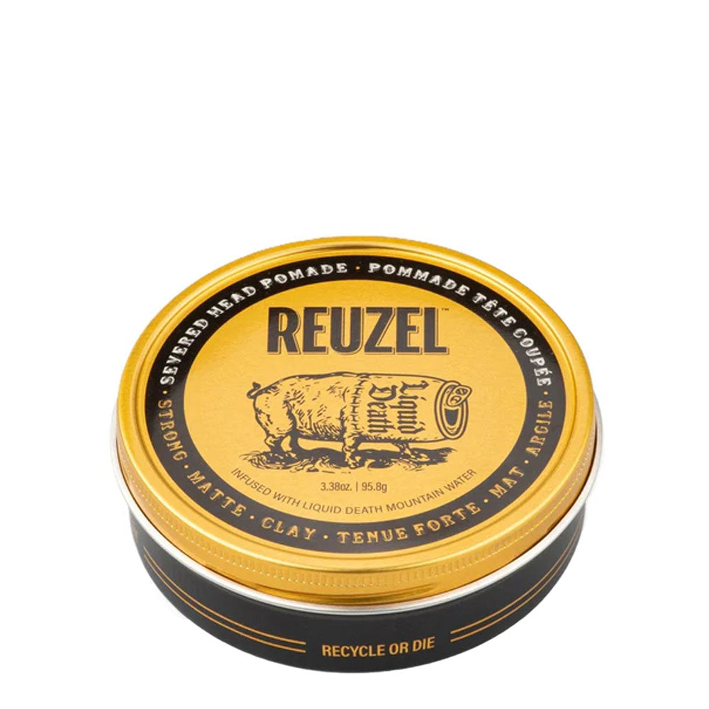 Liquid Death x Reuzel – Severed Head Clay Pomade