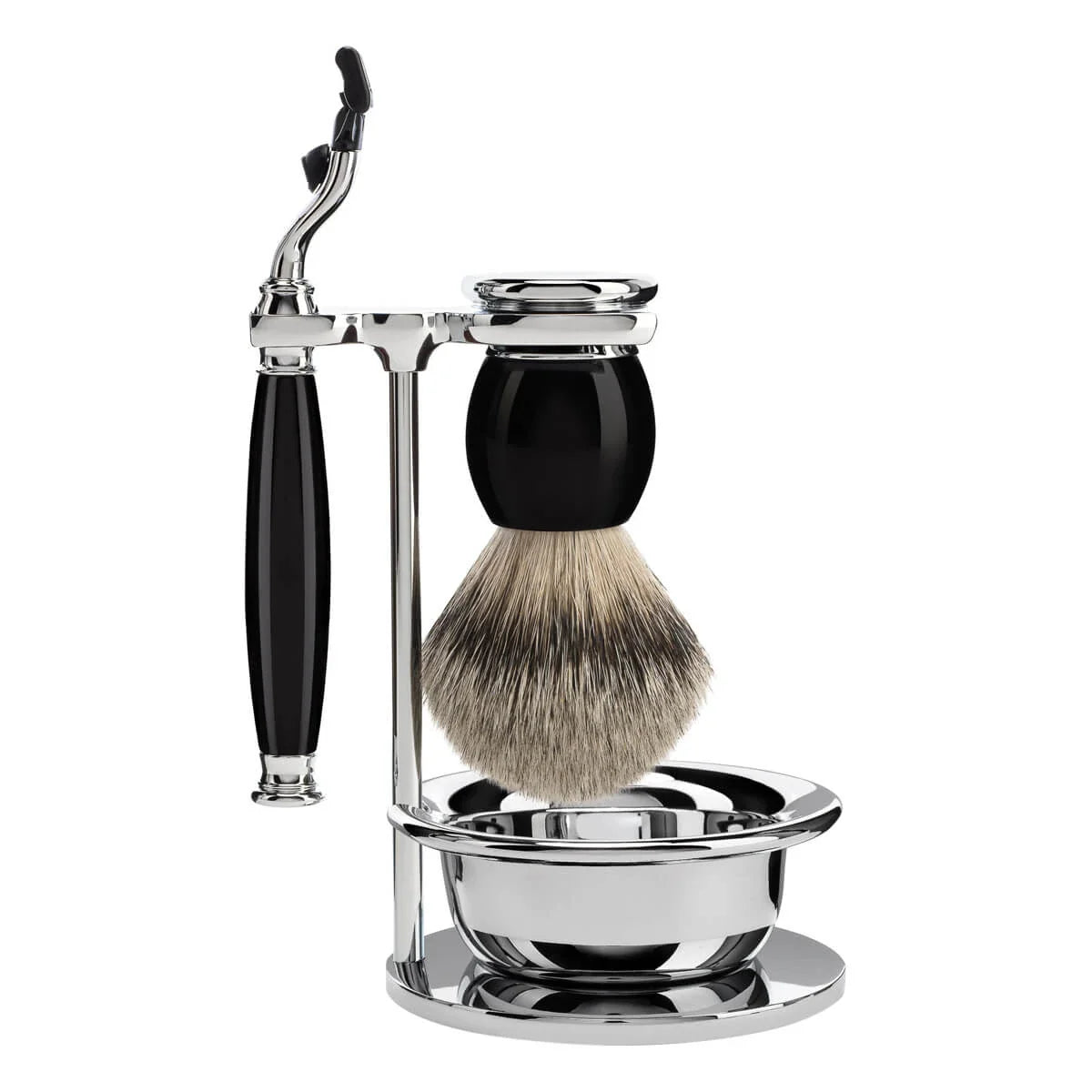 Rasier-Set 4-teilig Sophist - Schwarz Mach3®