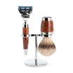 Rasierset 3-teilig Stylo - Thuja-Holz
