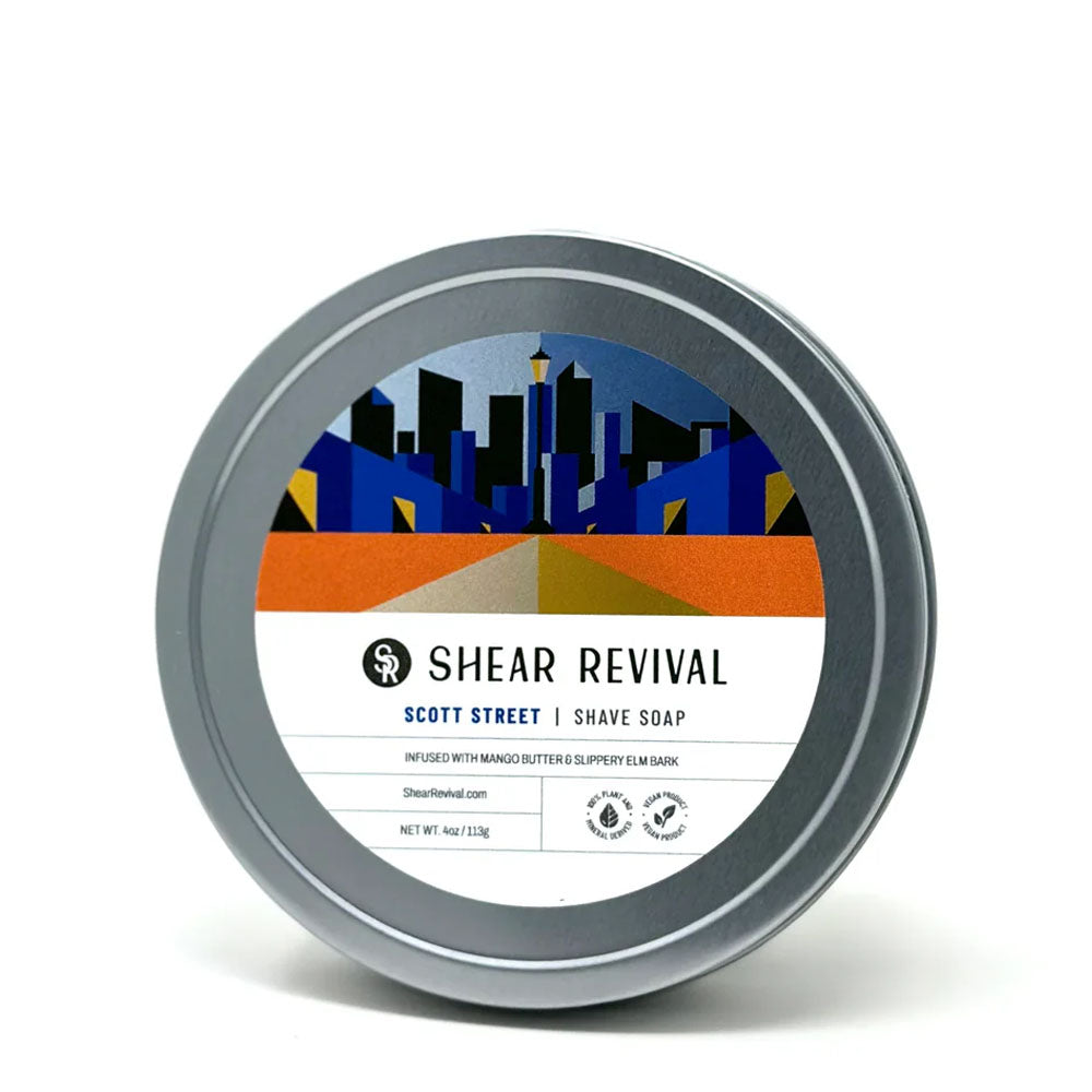 Scott Street Shave Soap - Bay & Lime