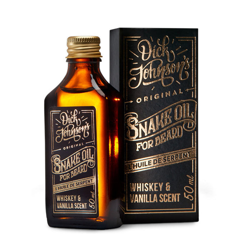 Dick Johnson Schlangenöl für Bart – Whiskey & Vanille