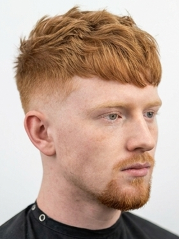 Curly Crop bei einem Mann mit lockigem Haar