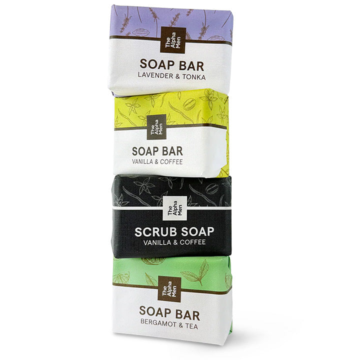 The Alpha Men Soap Bar 4 Pack