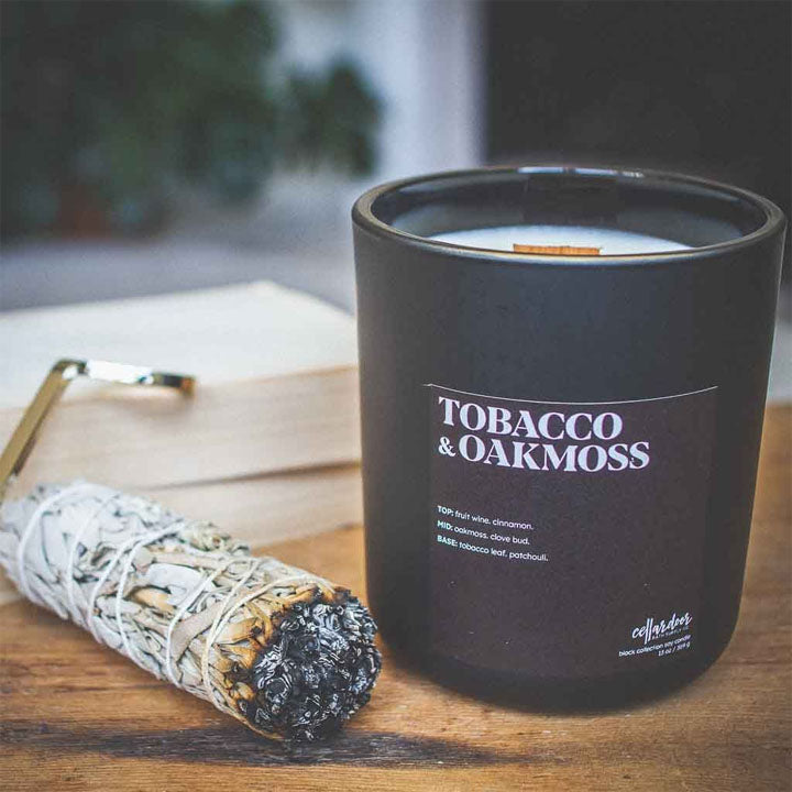 Wood Wick Duftkerze – Tobacco & Oakmoss