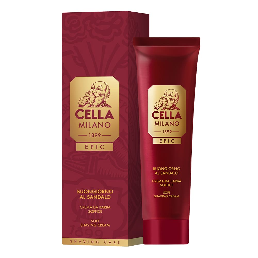 Cella Milano Epic Rasiercreme – Buongiorno al Sandalo