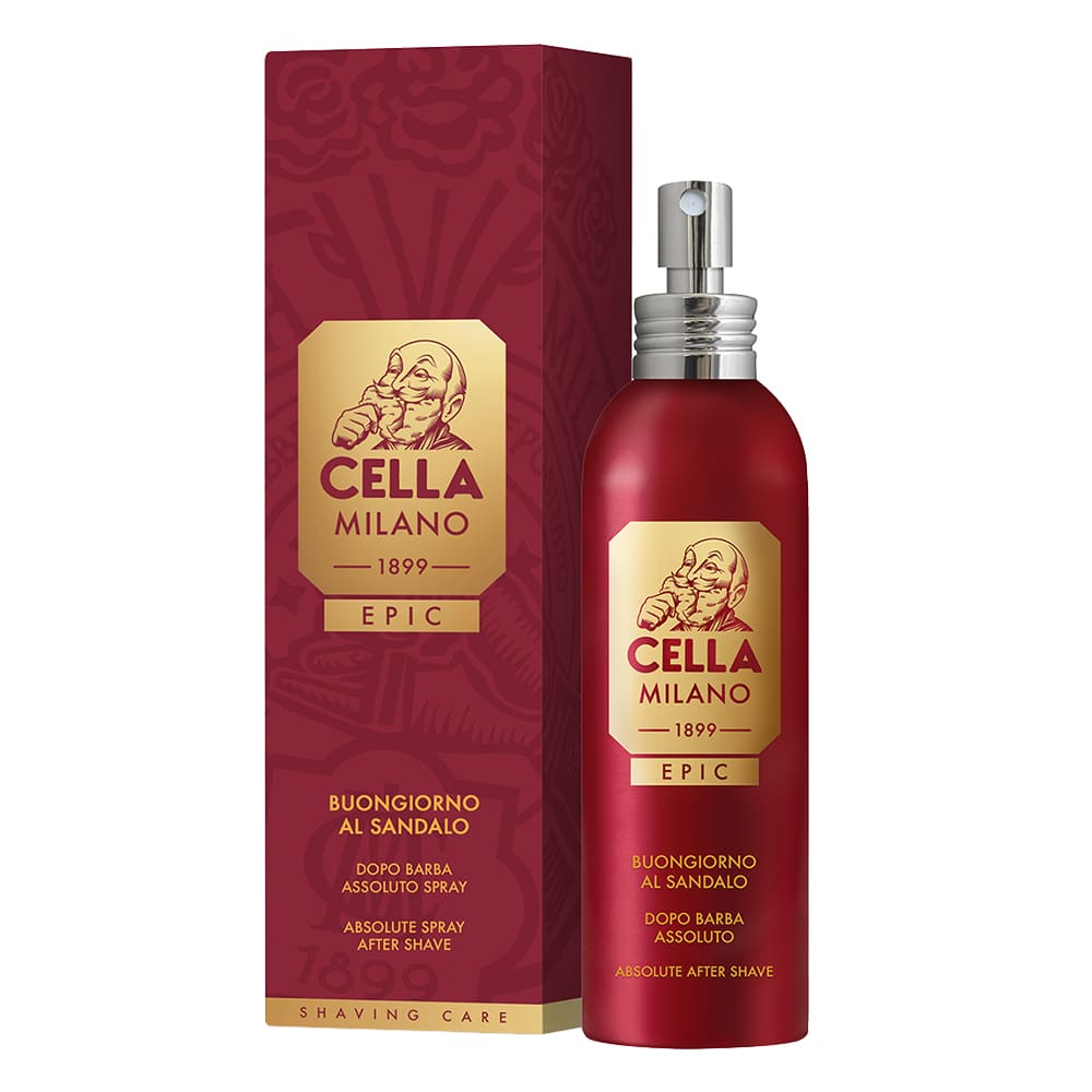 Cella Milano Epic Aftershave Spray – Buongiorno al Sandalo