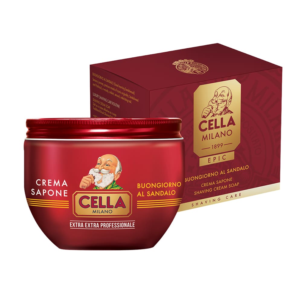 Cella Milano Epic Rasierseife – Buongiorno al Sandalo