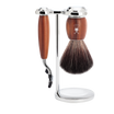 Rasierset Vivo 3-teilig - Pflaumenholz