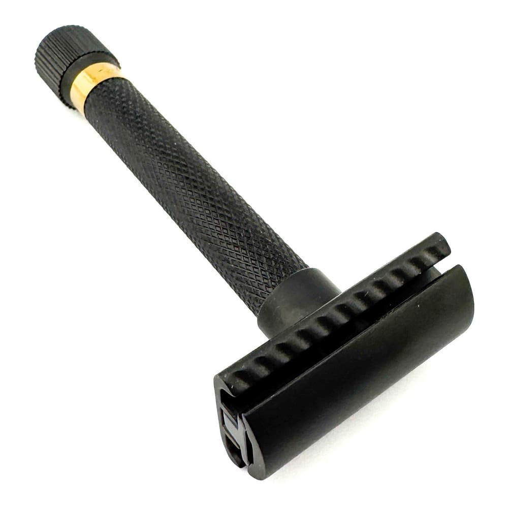 Parker Rasierhobel Variant verstellbar Schwarz Gold