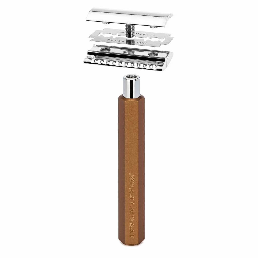 Safety Razor - Bronze - Gesloten Kam