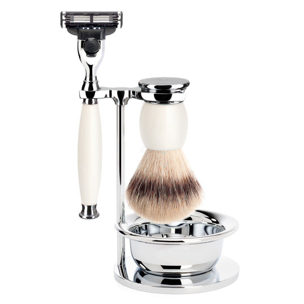 Mühle Shaving Set 4-Piece Sophist - Porcelain Mach3