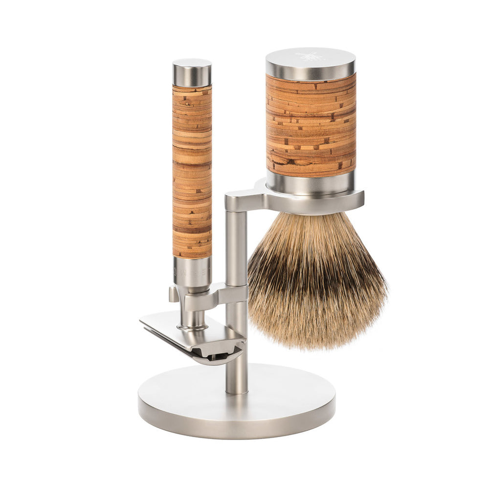 Mühle Rocca Shaving Set Stainless Steel - Pure