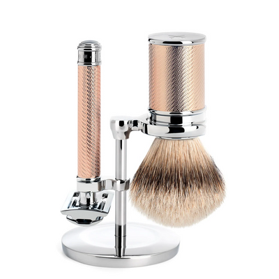 Bild von Rasierset Traditional - Rasierhobel - Rosegold
