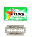 Gillette 7 O'clock Super Stainless Double Edge Blades 5 stuks