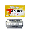 Gillette 7 O'clock Sharp Edge Double Edge Blades 5 stuks
