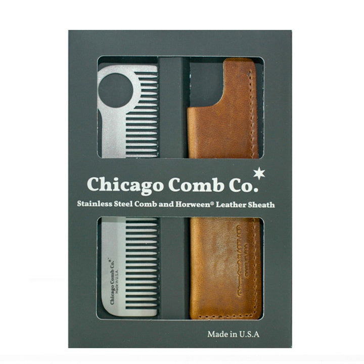 Chicago Comb Co. Geschenkbox Modell Nr. 1 – Edelstahl