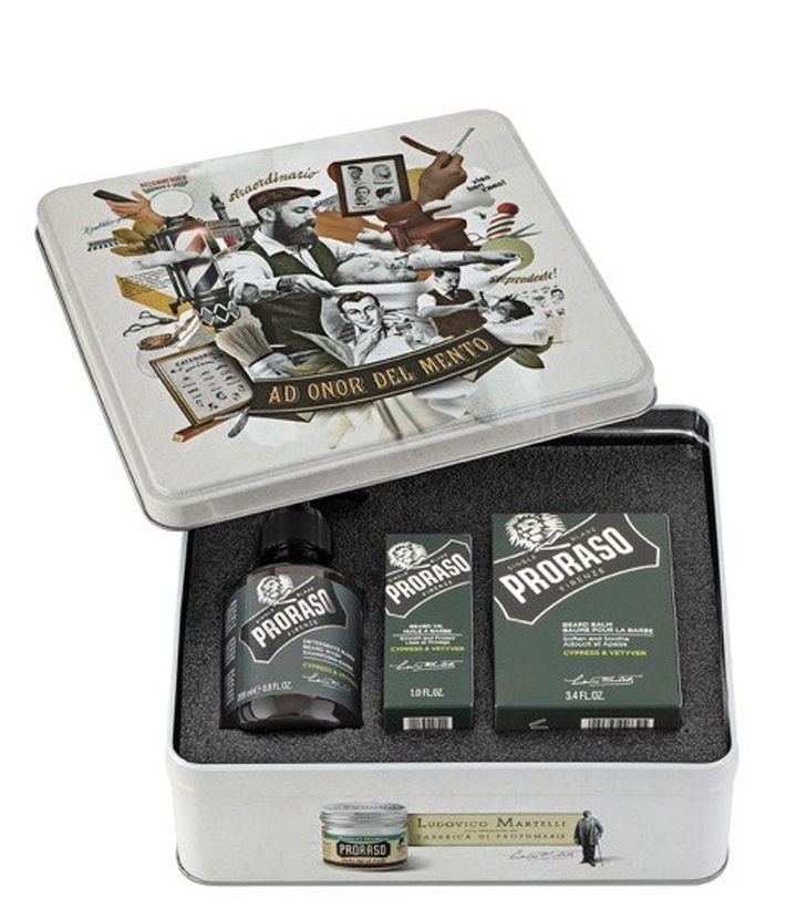 Proraso Bart-Set – Zypresse & Vetiver