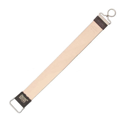 Bild von Hanging Razor Strop 186J – Double Sided – Juchten Leather/Linen