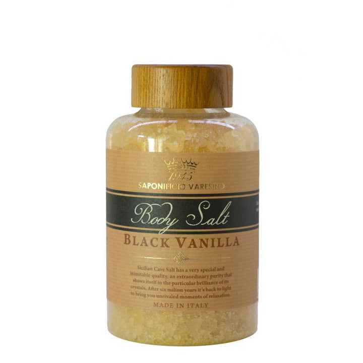 Saponificio Varesino Body Salt - Black Vanilla 