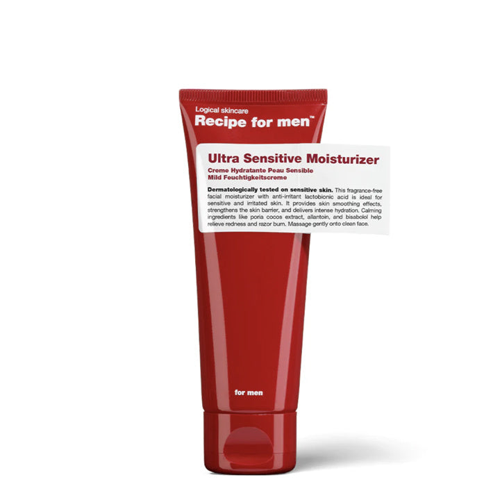 Recipe for Men Ultra Sensitiv Feuchtigkeitscreme