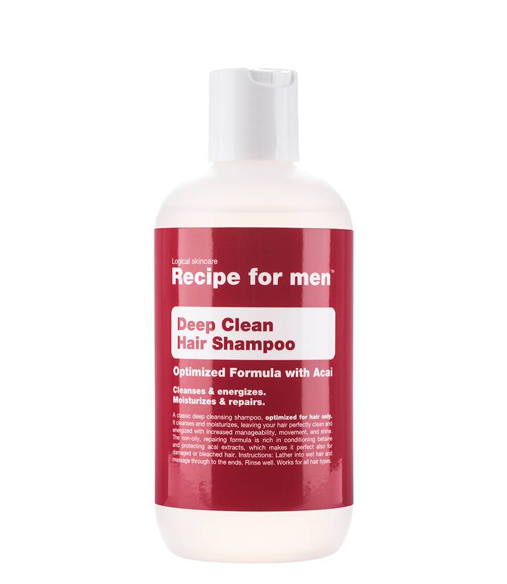 Recipe for Men Deep Cleansing Shampoo 