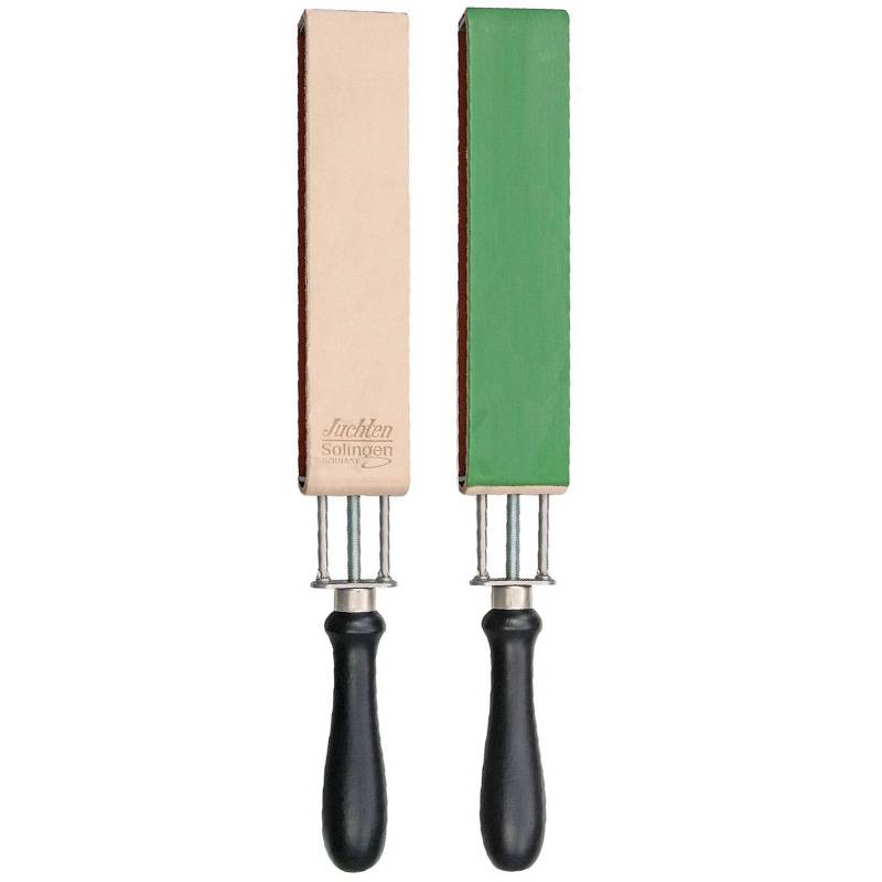 Herold of Solingen Spannung Paddle Strop 56J Grün – Doppelseitig – Juchtenleder