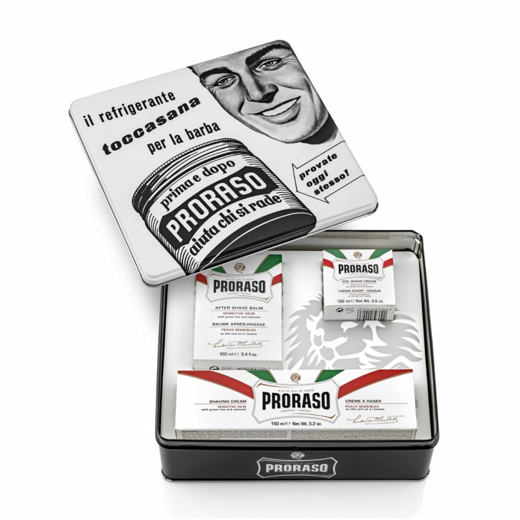 Proraso Vintage Geschenkbox – Weiß Sensibel