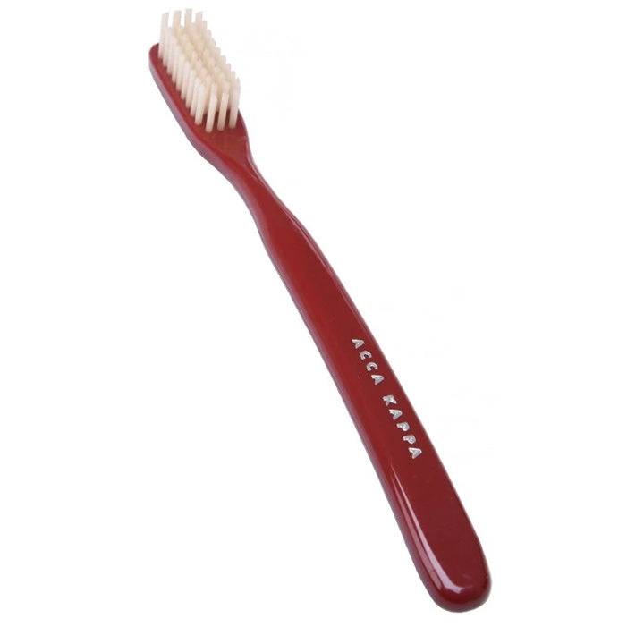 Acca Kappa Zahnbürste – Vintage Nylon – Mittel – Rot