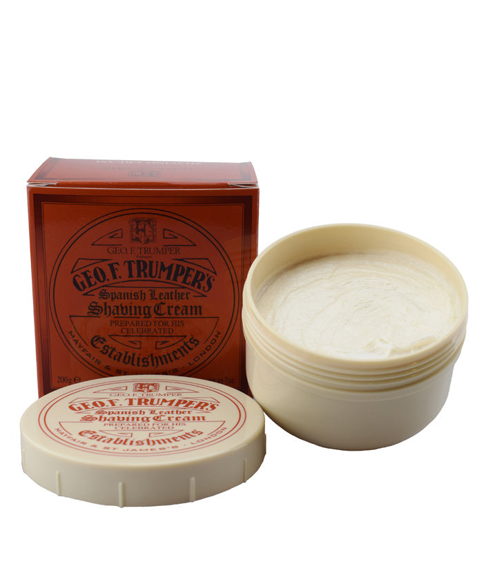 Geo F Trumper Rasieren Cream – Spanisches Leder